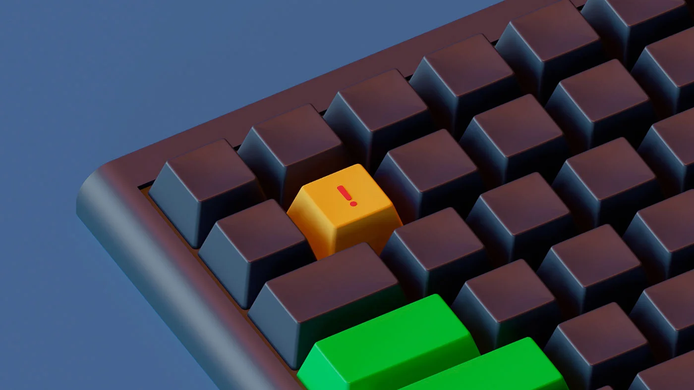凡例のないキーボードキー