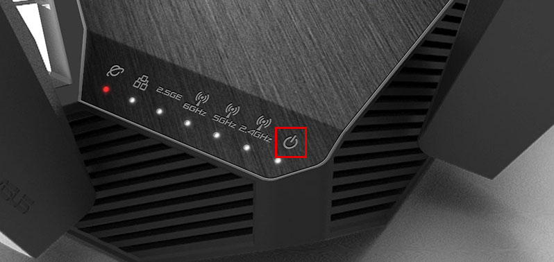 asus router power icon
