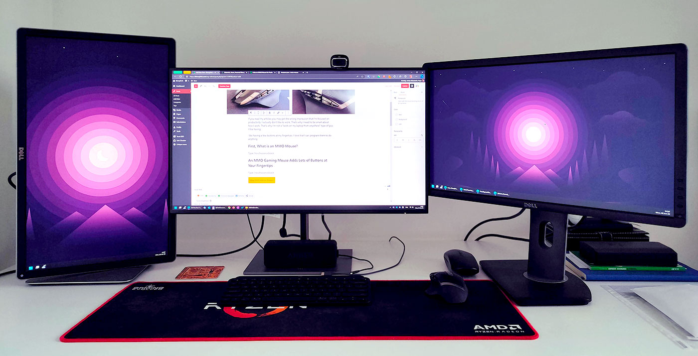 configuración de triple monitor