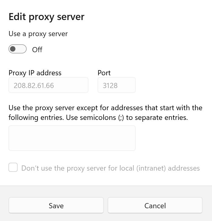 windows 11 edit proxy server