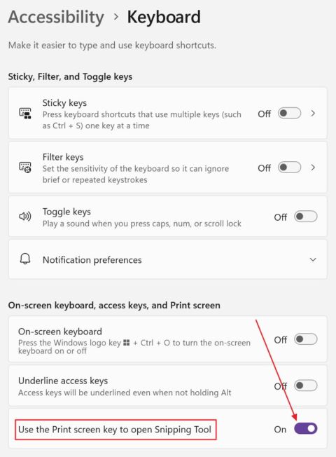 Fix Print Screen Key Opens Snipping Tool In Windows Instead Of Screen