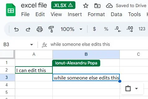 Zusammenarbeit mit Excel-Dateien in Google Sheets