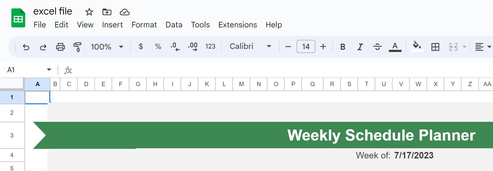 google sheets formato documento nativo