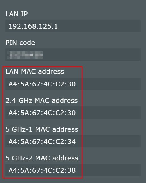 asus web gui network map status mac list