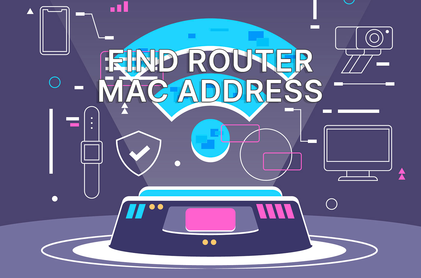 find router mac addresses
