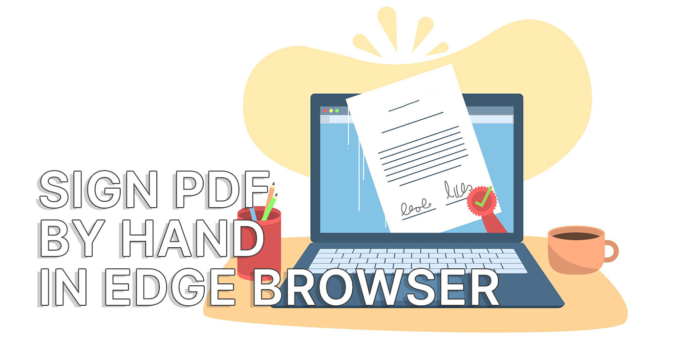 come firmare a mano i pdf nel browser edge