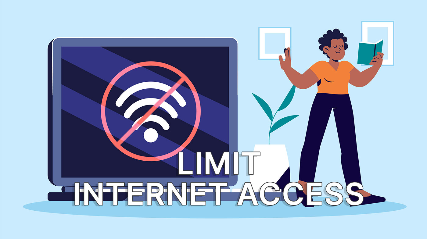 limit internet access children