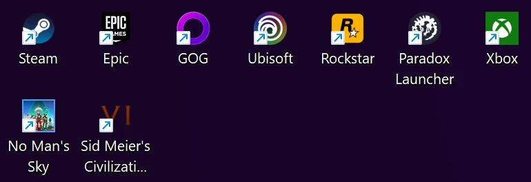 windows store app desktop icon