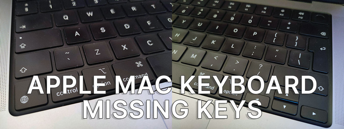 apple mac keyboard missing keys