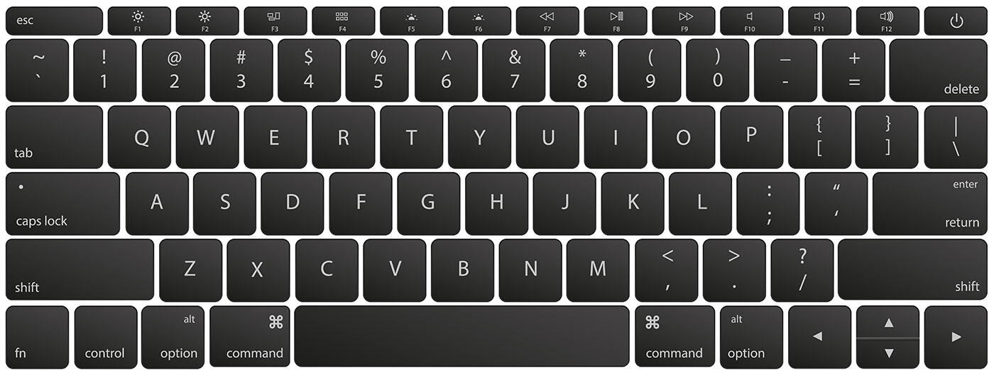 apple macbook laptop keyboard