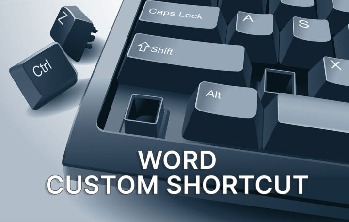 How to create a custom keyboard shortcut in Word