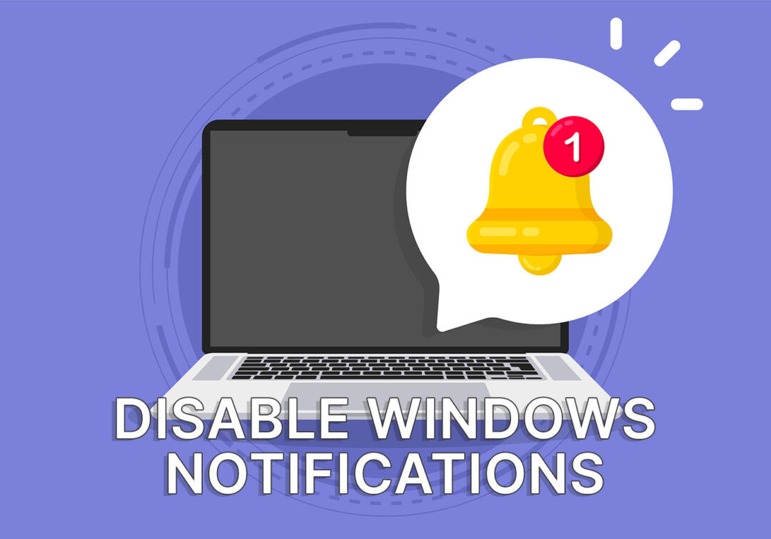 Disattiva le notifiche di Windows per lavorare in modo concentrato e indisturbato