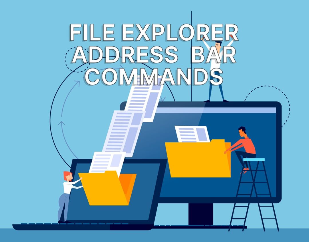 Exécute des commandes comme un pro à partir de la barre d'adresse de l'explorateur de fichiers.