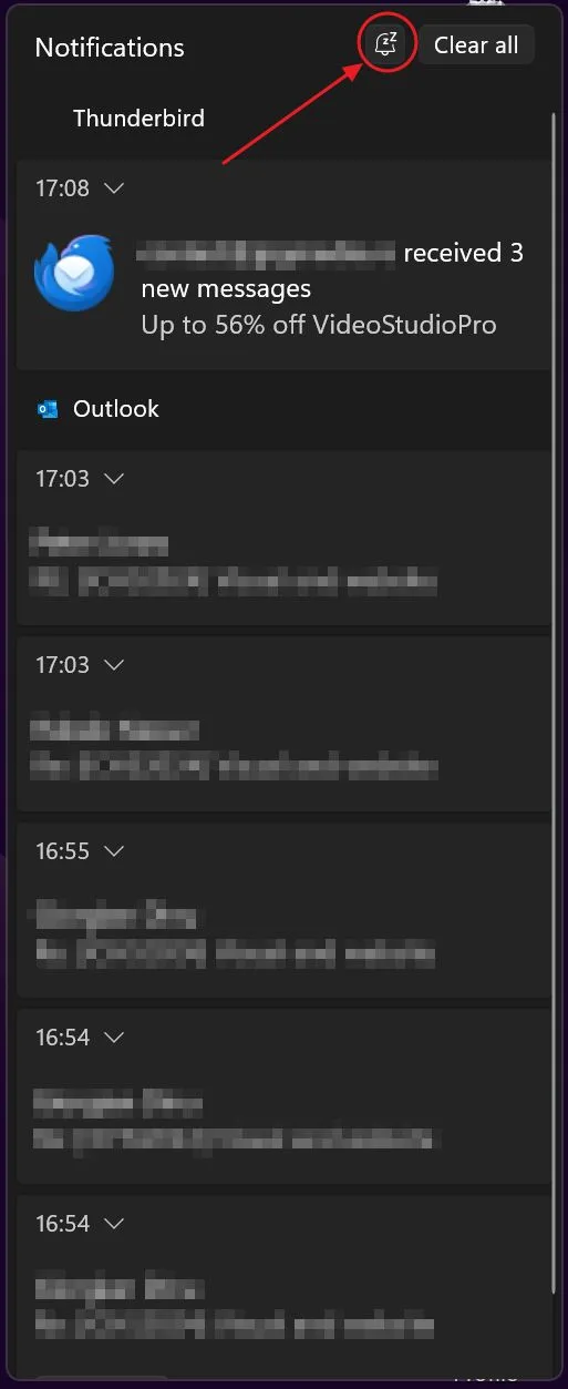 windows notifications history