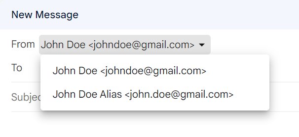 gmail compose message from address
