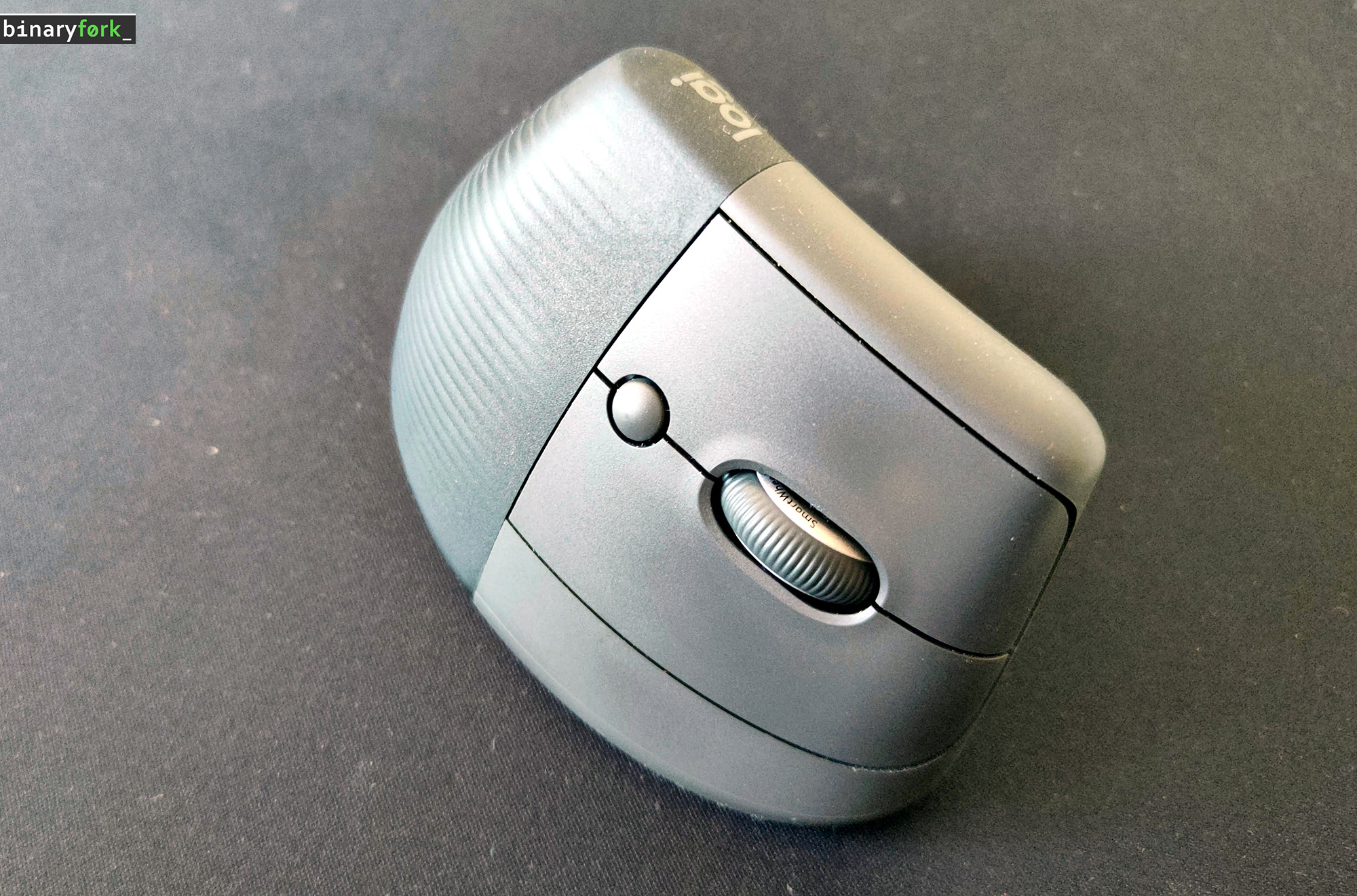 logitech lift vertical mouse front view